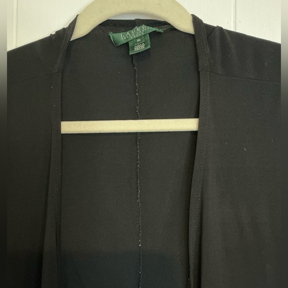 Black Open Front Cardigan XL - Picture 4 of 5